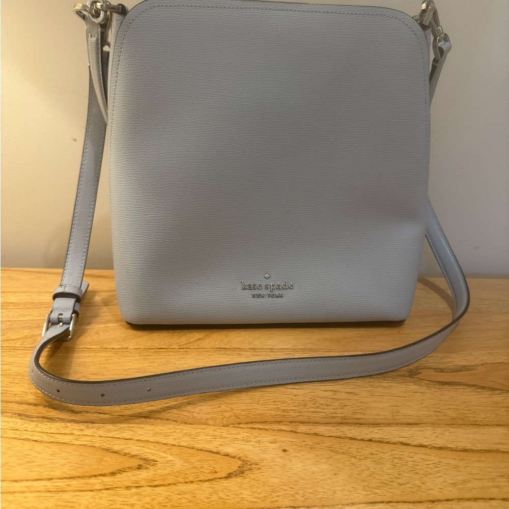 Kate Spade Soft Gray Crossbody Bag